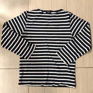 Saint James x J. Crew Navy Blue x White striped top